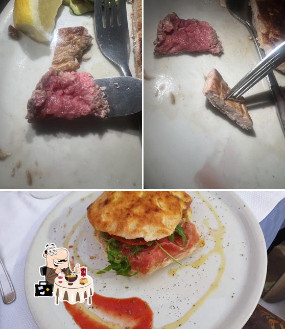 Cibo al Trattoria dei Pellegrini da Piturelo