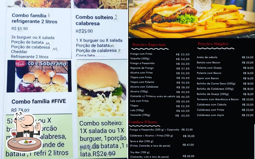 Food at Bora Lá Petiscaria & Bar