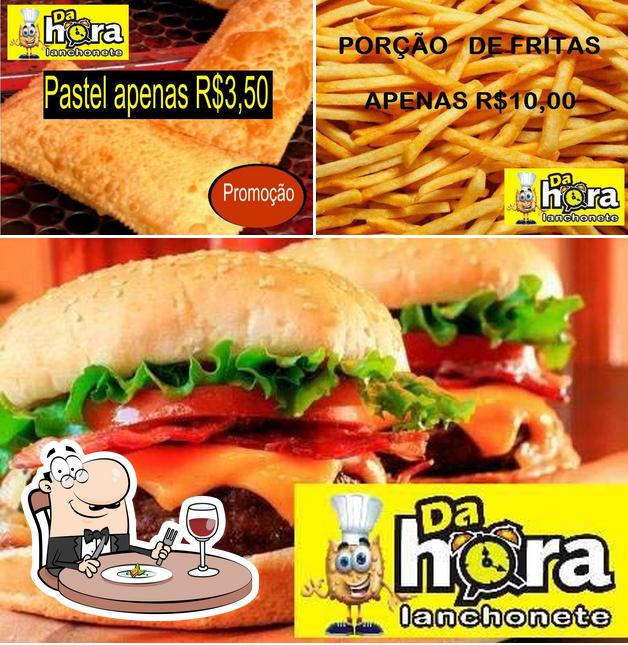 Comida em Lanchonete e Pastelaria Dahora