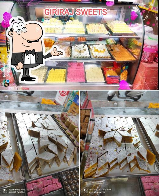 Among different things one can find interior and dessert at Giriraj Sweets Icecream FastFood