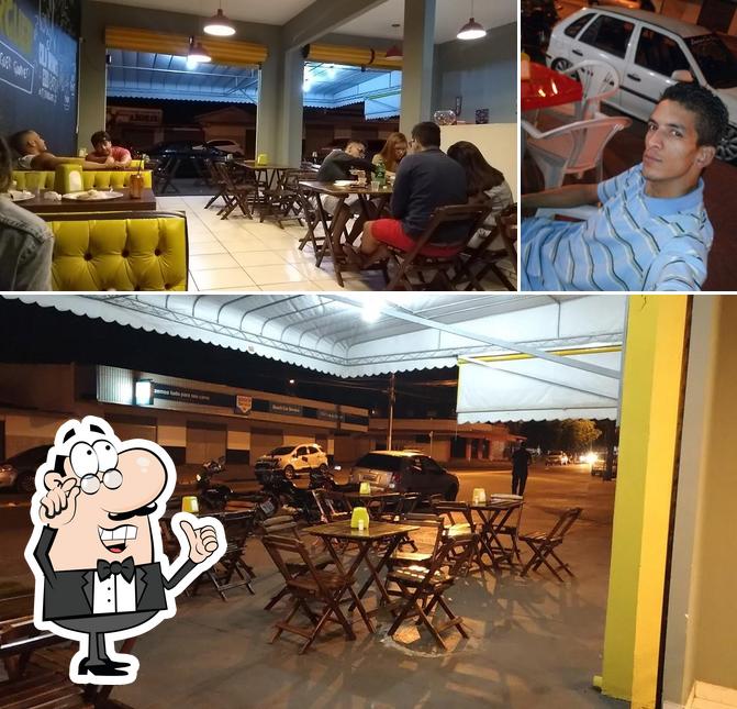 O interior do Its Burger