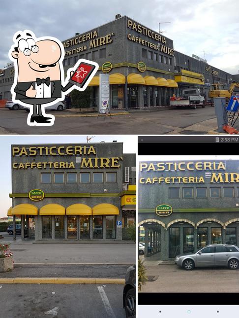 Gli esterni di Pasticceria Miré