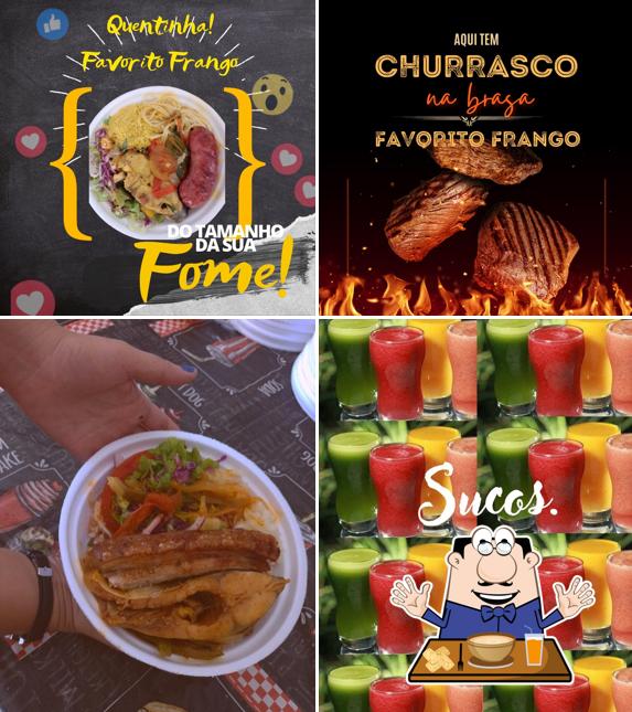 Comida em Favorito Frango Restaurante Quentinhas e Self-Service
