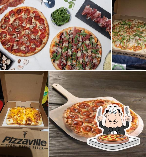 Prenez des pizzas à Pizzaville