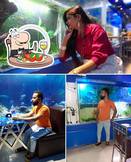 Try out seafood at Blue O restaurant