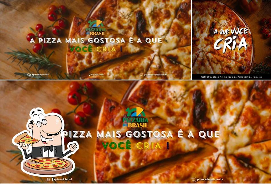 Consiga pizza no Pizzaria do Brasil