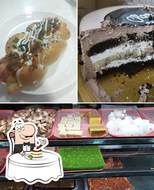 Thomson Bakers Chengannur serves a variety of sweet dishes