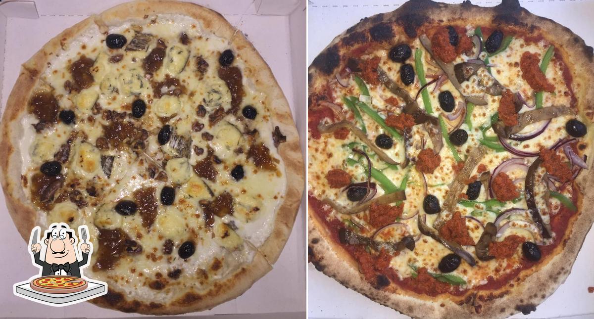 Prenez différents types de pizzas