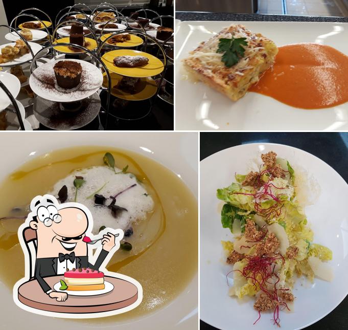 Noisteria Cafè e Restaurant serve un'ampia selezione di dolci