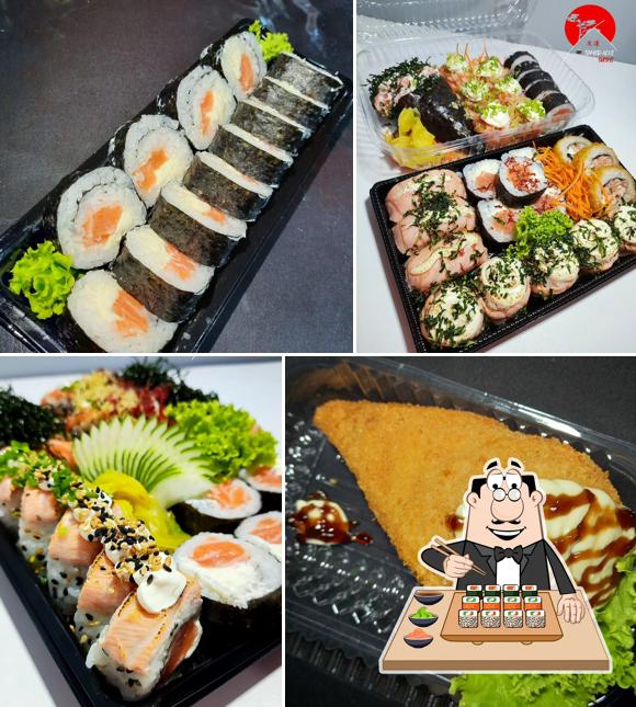 Presenteie-se com sushi no Tomodachi sushi