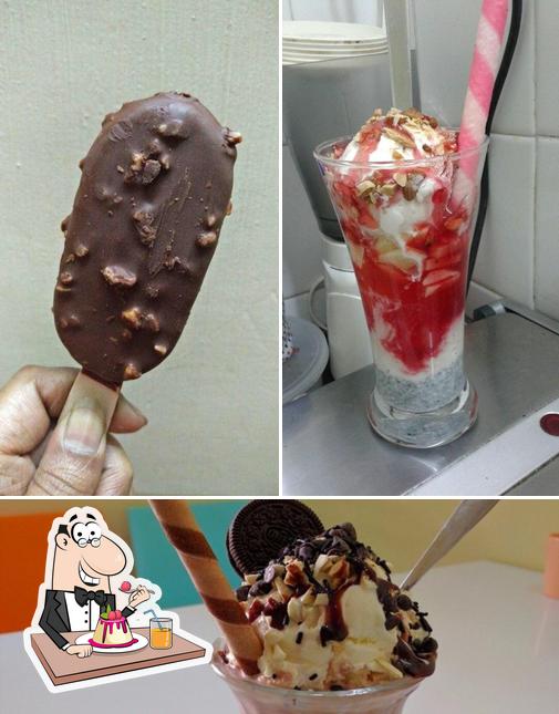 Amul Icecream Parlour provides a variety of sweet dishes