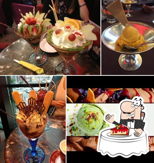 Gelateria Italia provides a number of sweet dishes