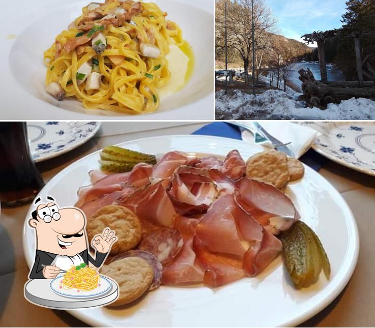 Spaghetti alla carbonara al Hotel Lago Smeraldo
