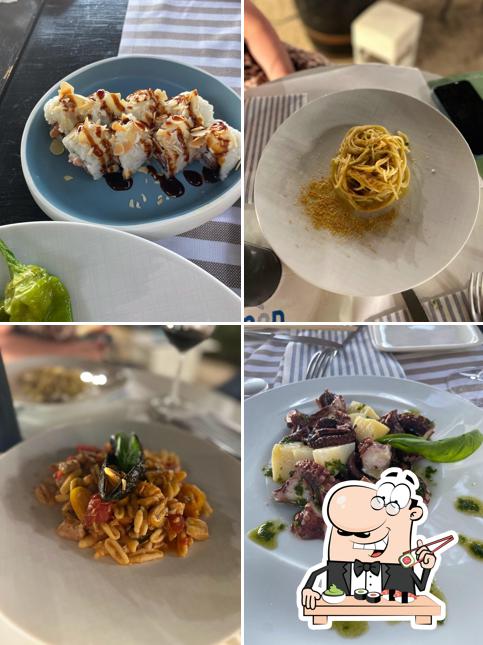 Prenditi le diverse opzioni di sushi