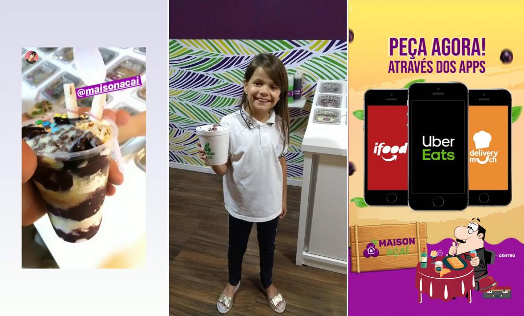 Maison Açaí oferece uma variedade de sobremesas