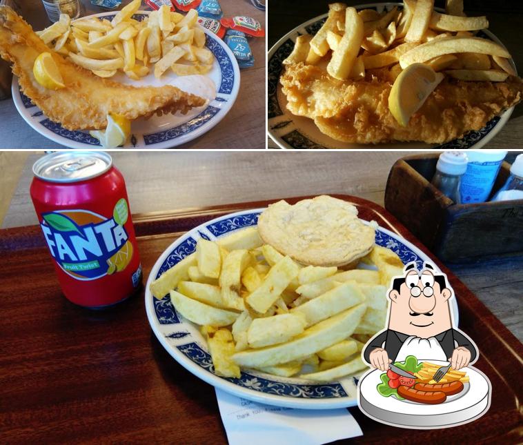 Еда в "Churchill's Fish & Chips Uxbridge"