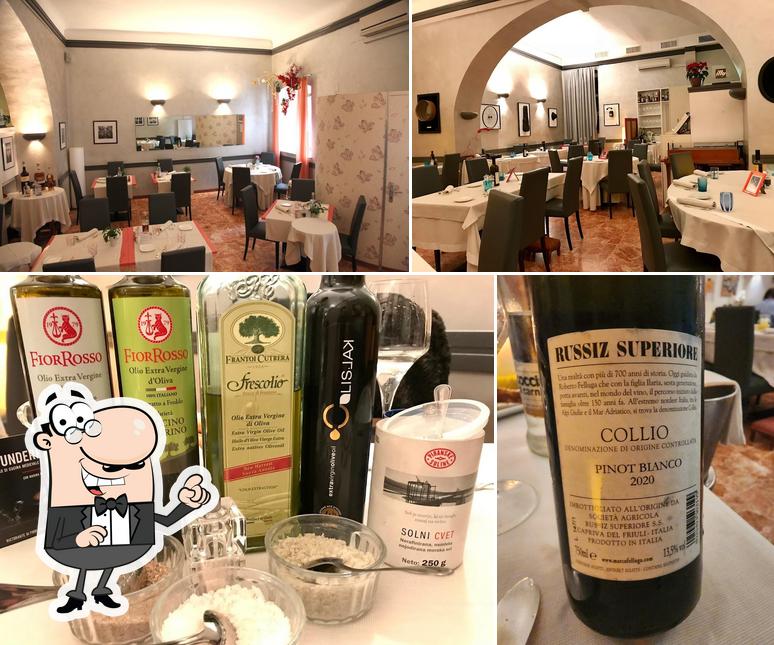 Take a look at the image displaying interior and drink at Ristorante Ai Fiori