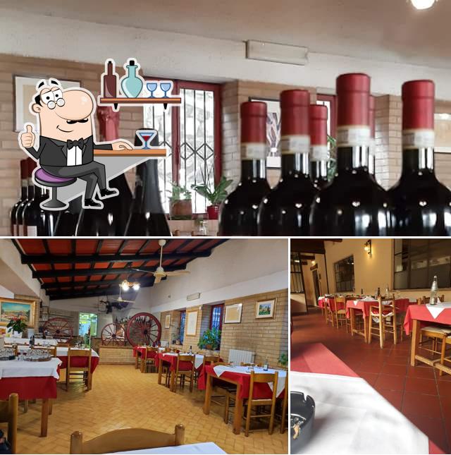 Tra le varie cose da Trattoria Da Lupi si possono trovare la interni e vino