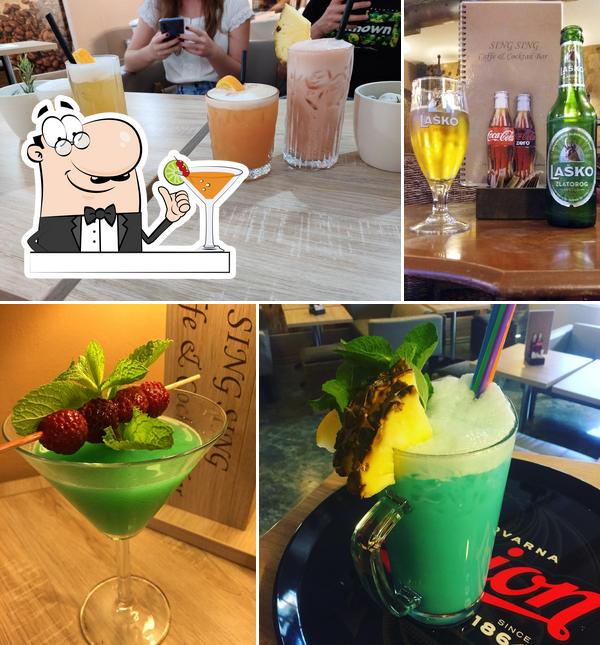 Prenditi un drink dal menu