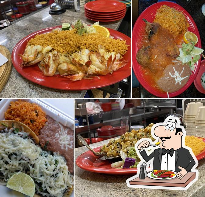 Meals at El Azteca Mexican Restaurant