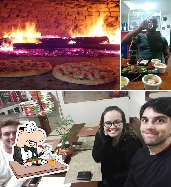 Comida em Pizzaria Forno a Lenha