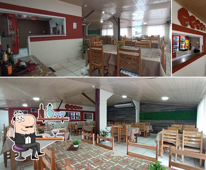 Veja imagens do interior do Benvenutto Pizzaria