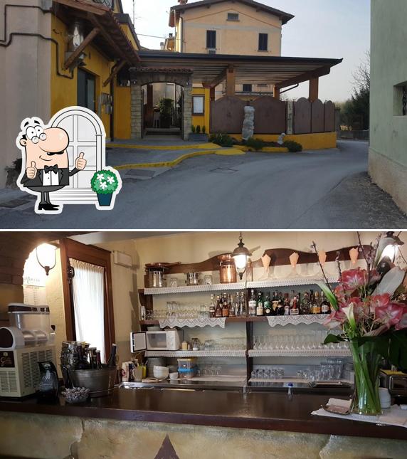 Goditi la vista dagli esterni di Trattoria La Goccia