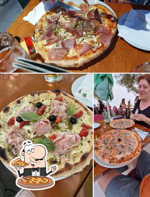 A bistro Olea, puoi ordinare una bella pizza