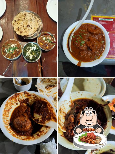 Food at Aman Dhaba
