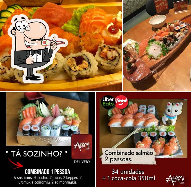 Experimente diversas opções de sushi