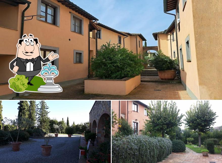 L'area esterna è una caratteristica importante di Agriturismo Ristorante Il Poggio