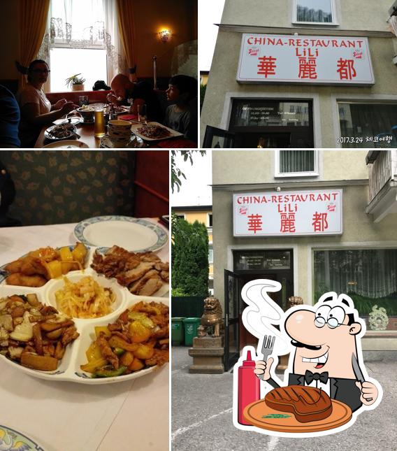 Essayez des repas à base de viande à Chinarestaurant Lili