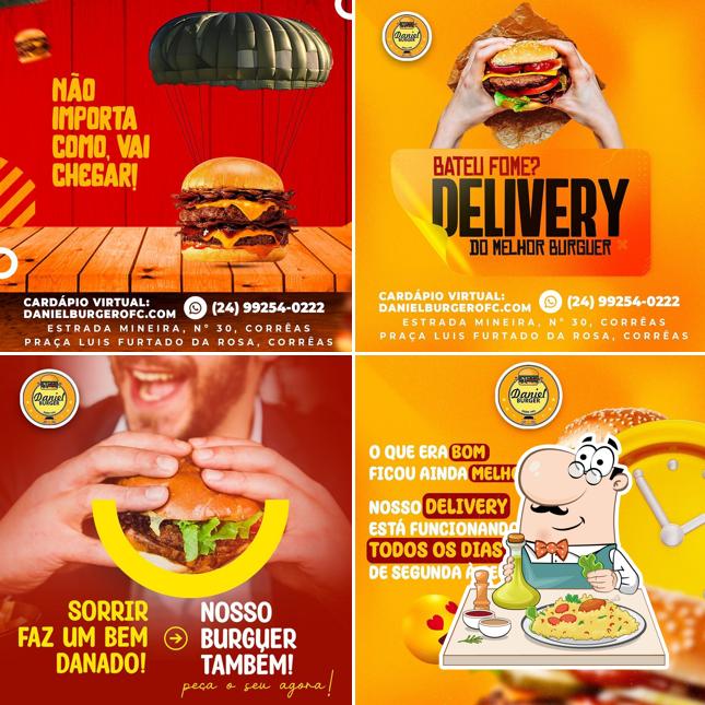 Comida em Daniel burger