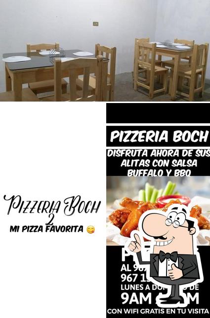 See this pic of Pizzeria Boch