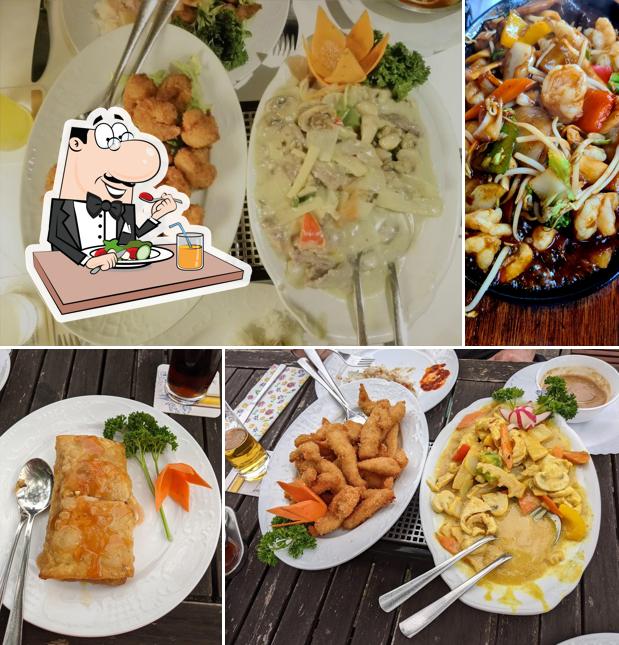 Essen im China-Restaurant Hai-Mai's Garten