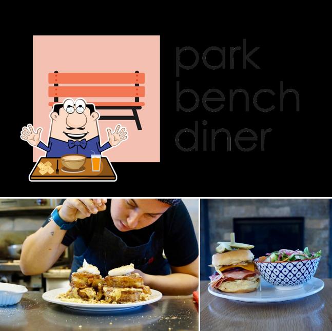 Parmi les diverses choses de la nourriture et la intérieur, une personne peut trouver sur Park Bench Diner