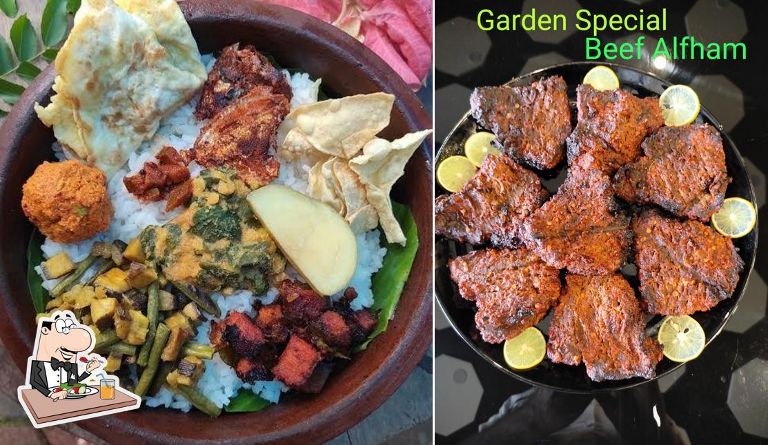 Food at Garden Restaurant