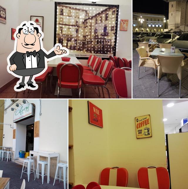 El interior de La Rossa una Pizza Italiana Chieti