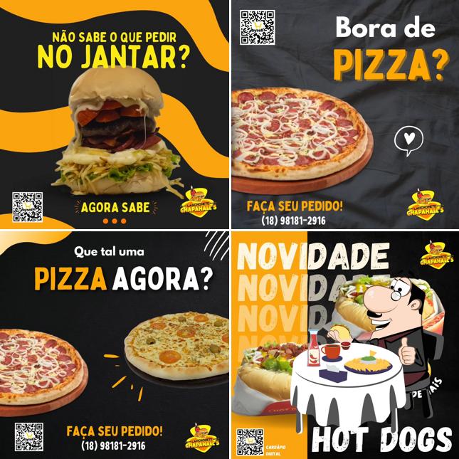 Hambúrguer em Chaparrall Lanches