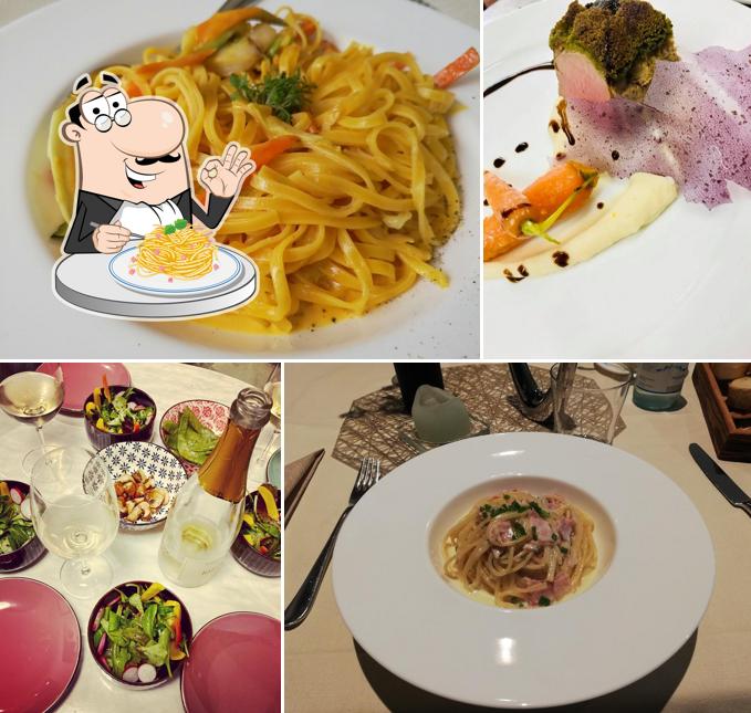 Spaghetti à la carbonara à Restaurant Figl