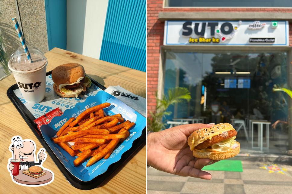 Suto Cafe Vijay Cross Road Navrangpura’s burgers will suit different tastes