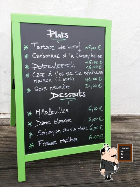 Le menu du tableau présente les options disponibles)