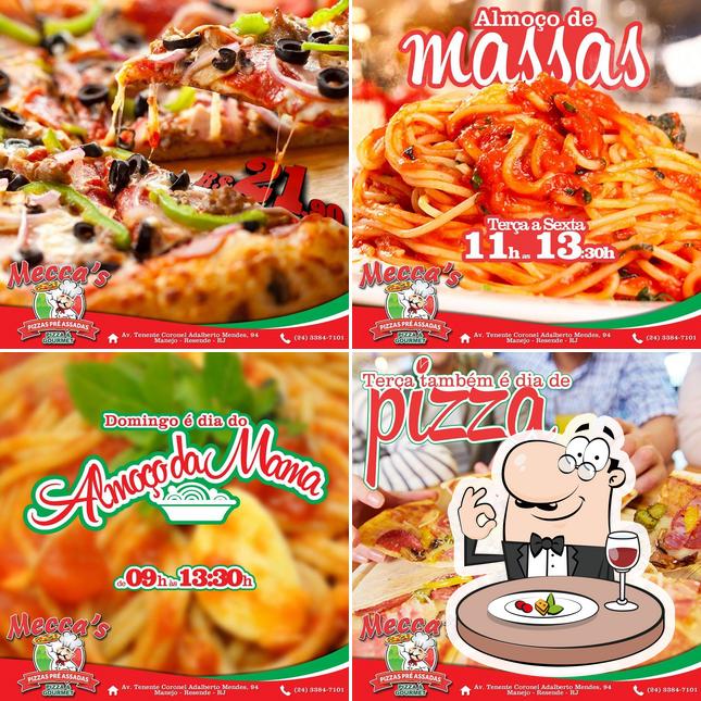 Comida em Mecca's Pizza & Gourmet