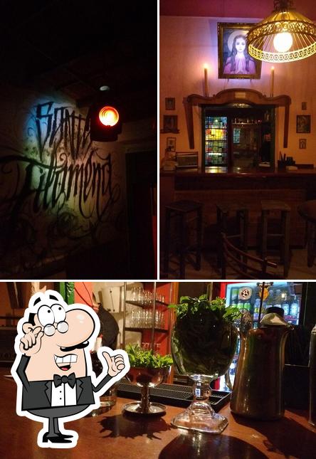 El interior de Santa Filomena bar