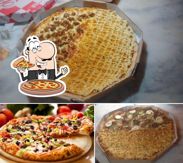 No Tibérios Pizzaria E Restaurante Búzios RJ, você pode degustar pizza