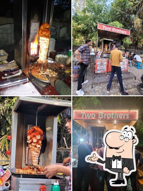 The interior of Two Brother's Shawarma
