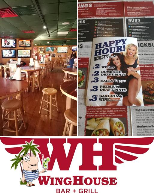 The WingHouse of Largo, 7369 Ulmerton Rd in Largo Restaurant menu and