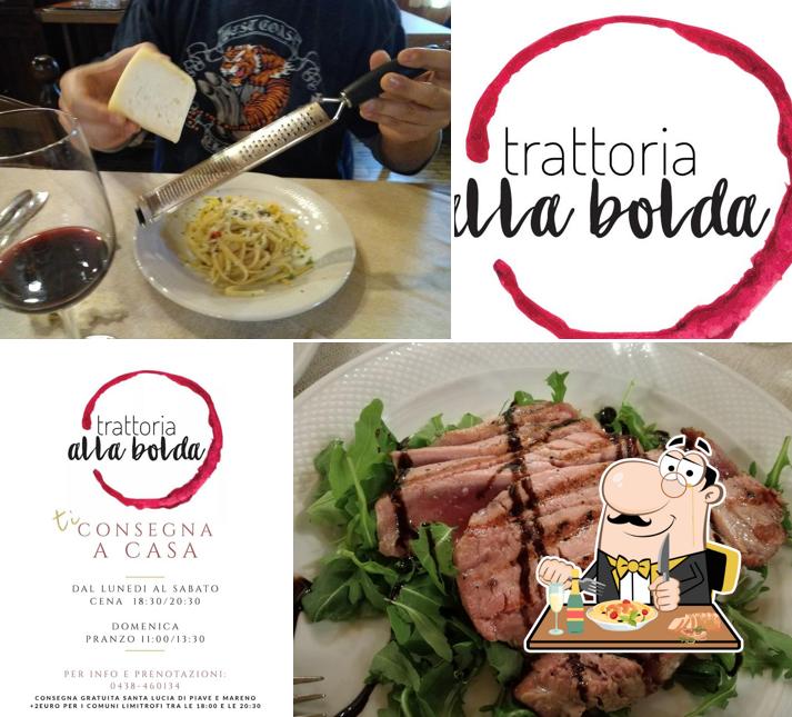 Platti al Trattoria Alla Bolda