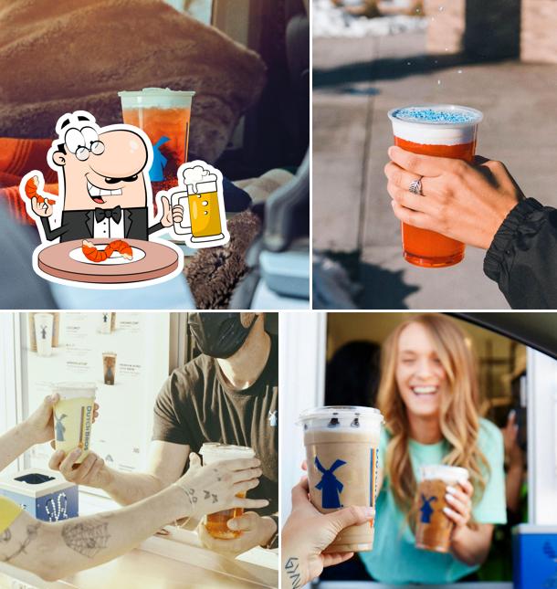 Dutch Bros Coffee restaurants in Lebanon, Oregon, summer 2024