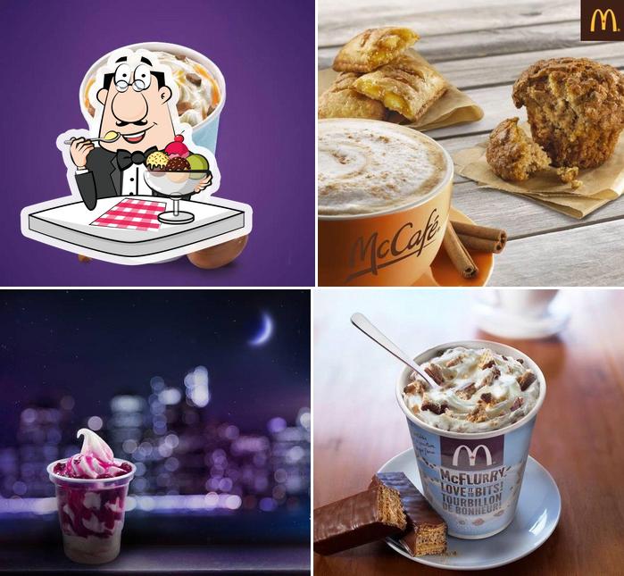 McDonald's propose une sélection de desserts